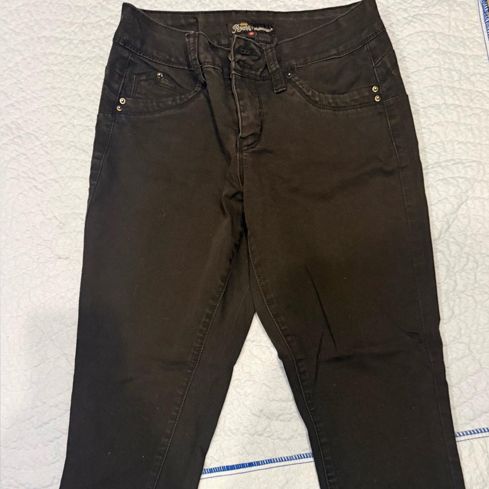 Royalty For Me Classic Black Jeans